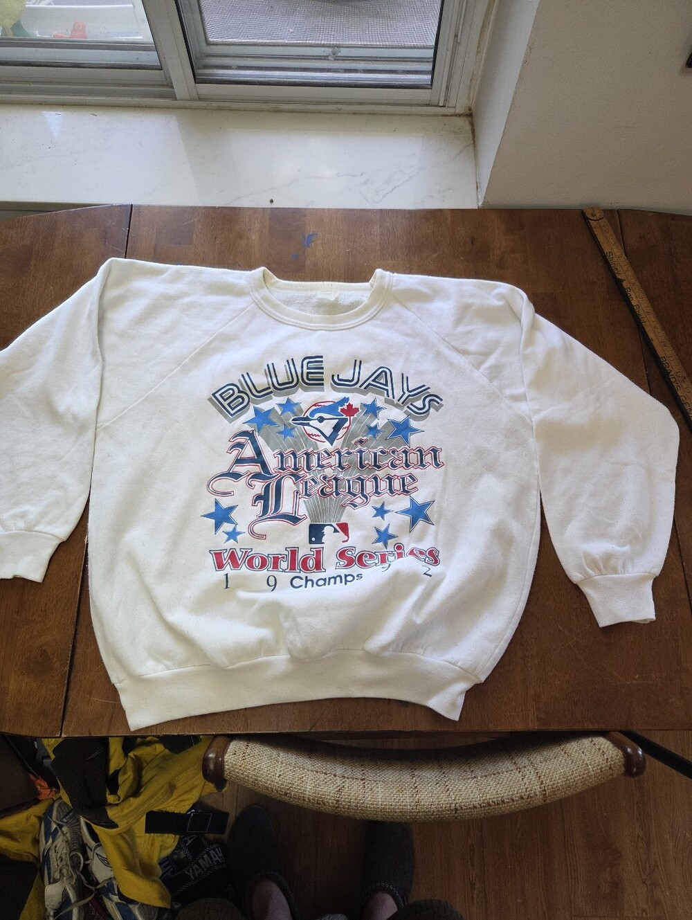 Vintage 1992 Toronto Blue Jays World Series Champions Crewneck Sweatshirt XL